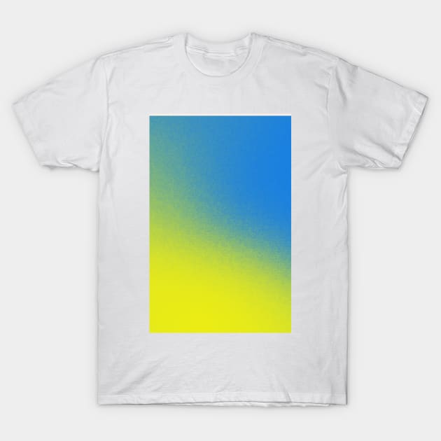 yellow to blue gradient T-Shirt by stupidpotato1